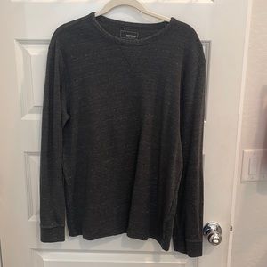 Waffle knit mens shirt